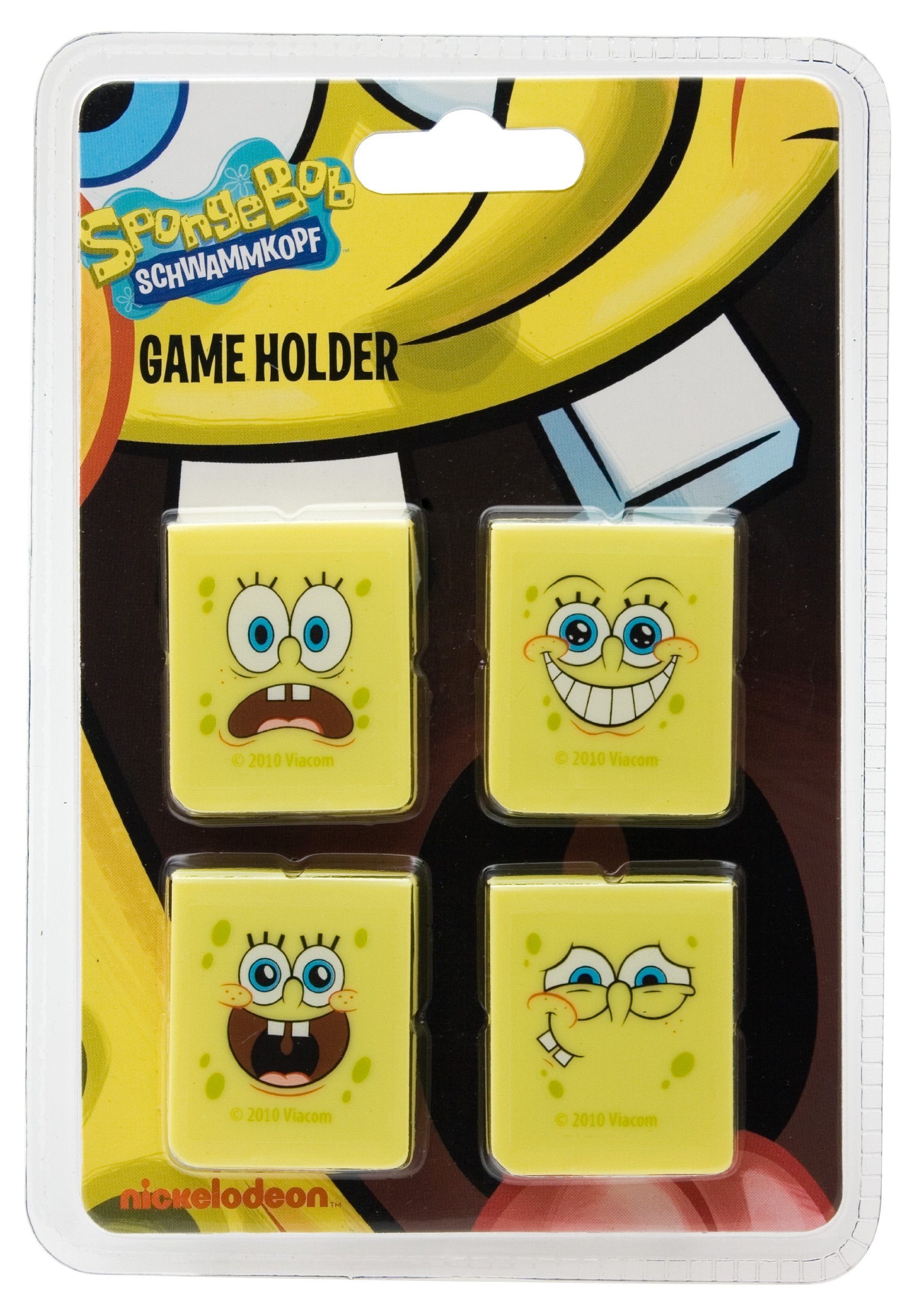 PORTE-JEU BOB L'ÉPONGE (4 BOÎTES DE JEU) NDSi/XL PORTE-JEU BOB L'ÉPONGE (4 BOÎTES DE JEU) NDSi/XL